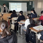 清元姫路市長とふるさと姫路の未来図描く 姫路女学院高校