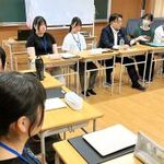 まちの未来みんなで語ろう　姫路女学院高生と市長が意見交換