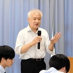 語り継ぐ大切さ説く 洲本・蒼開高で出前授業 「阪神・淡路」の体験語る　